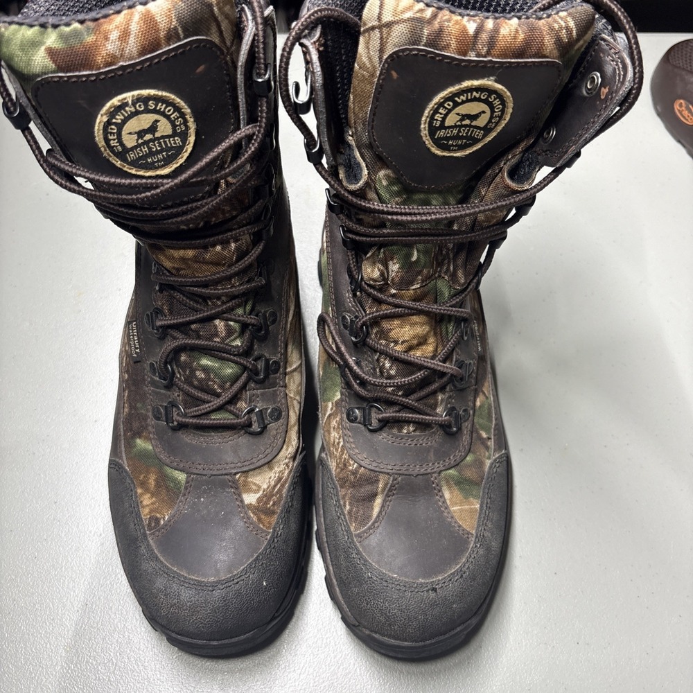 Red Wing Irish Setter Camo Hunting BOOTS-Lacer 600g Trail Phantom 2828 Men 9.5D